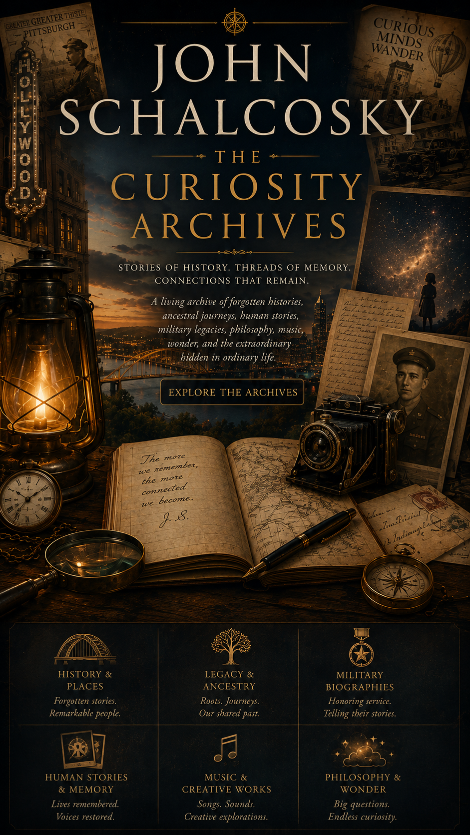 John Schalcosky The Curiosity Archives mobile poster