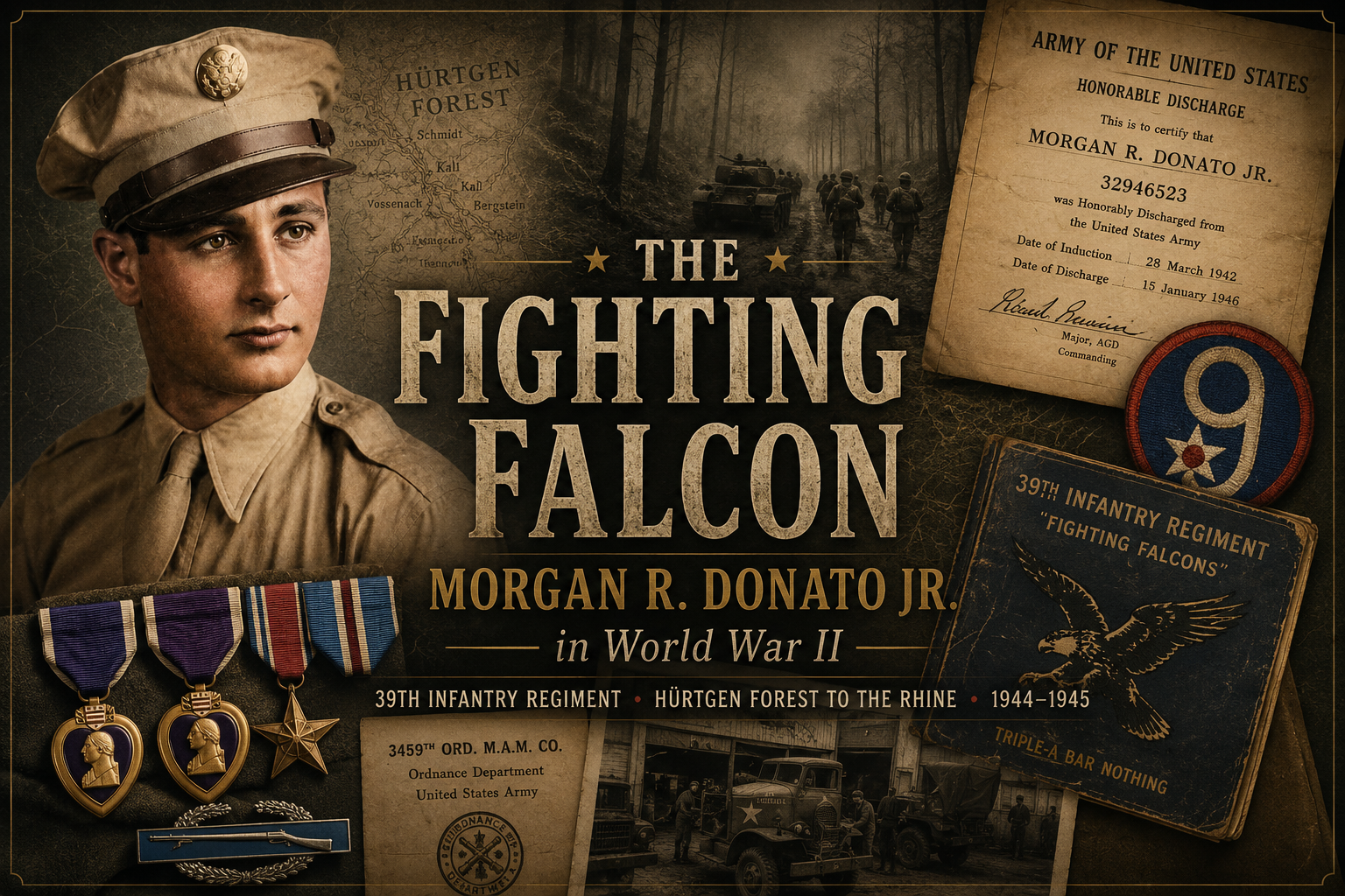 Thumbnail for The Fighting Falcon, Morgan R. Donato Jr. military biography